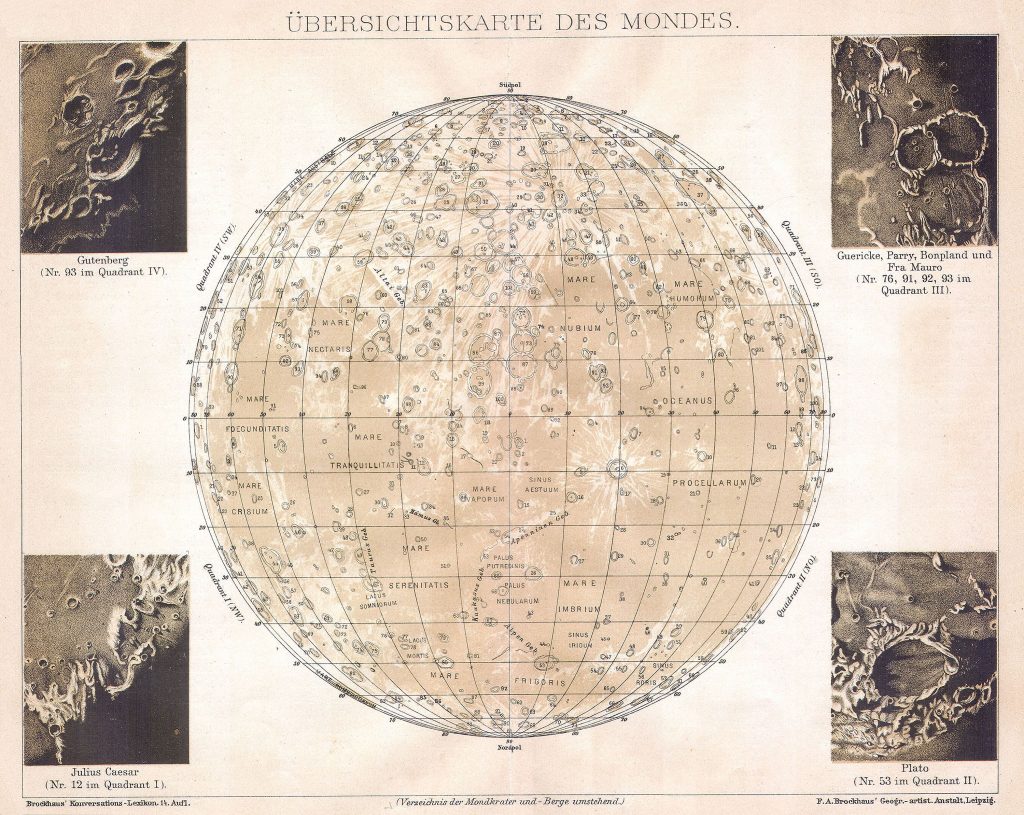 Brockhaus Moon map, 1898