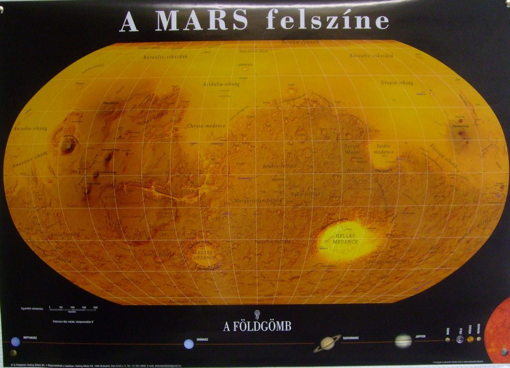 Földgömb’s Map of Mars