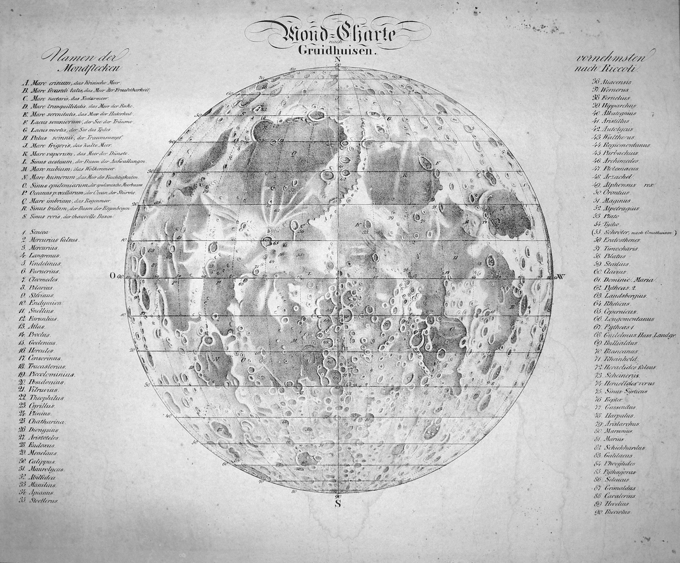 gruithuisen_lunar_map_1821