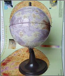 Hypsometric Globe of Venus (2011)