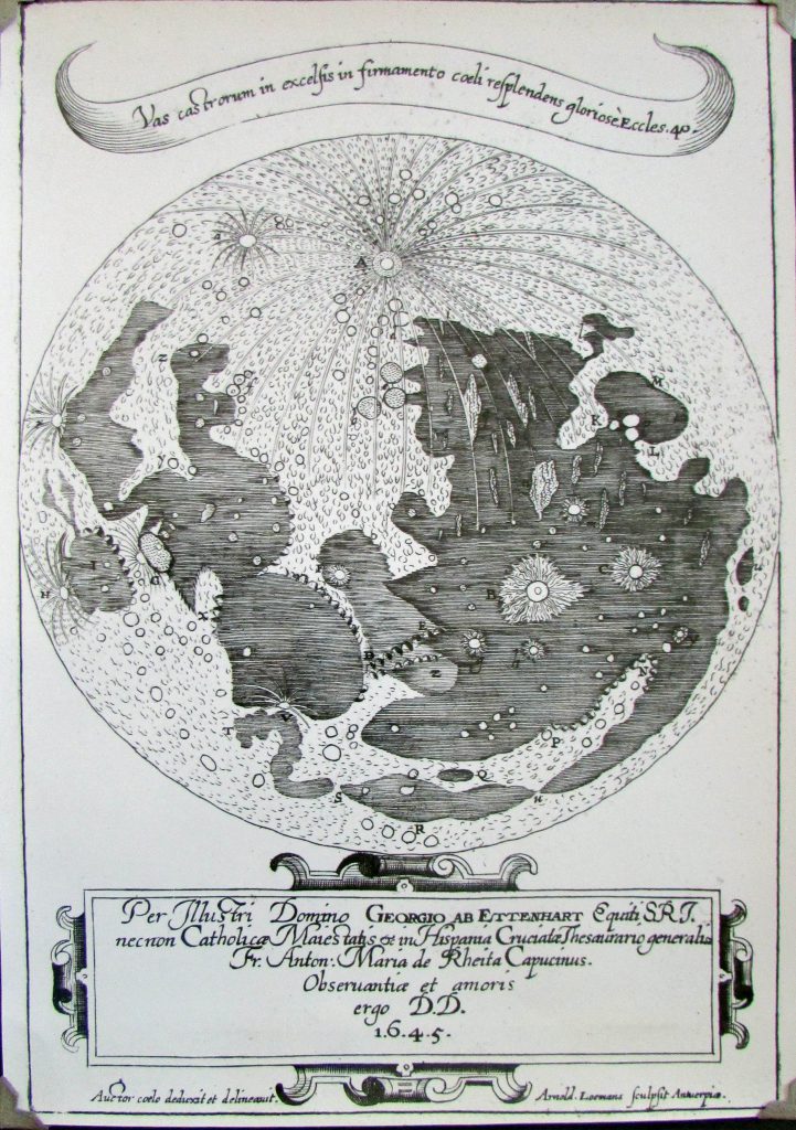 Schyrle’s map of the Moon (1645)