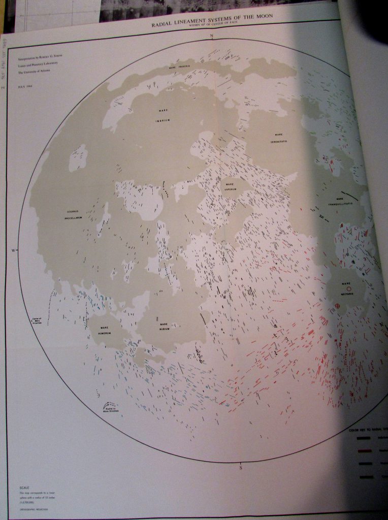 Strom’s Lineament Maps of the Moon (1964)