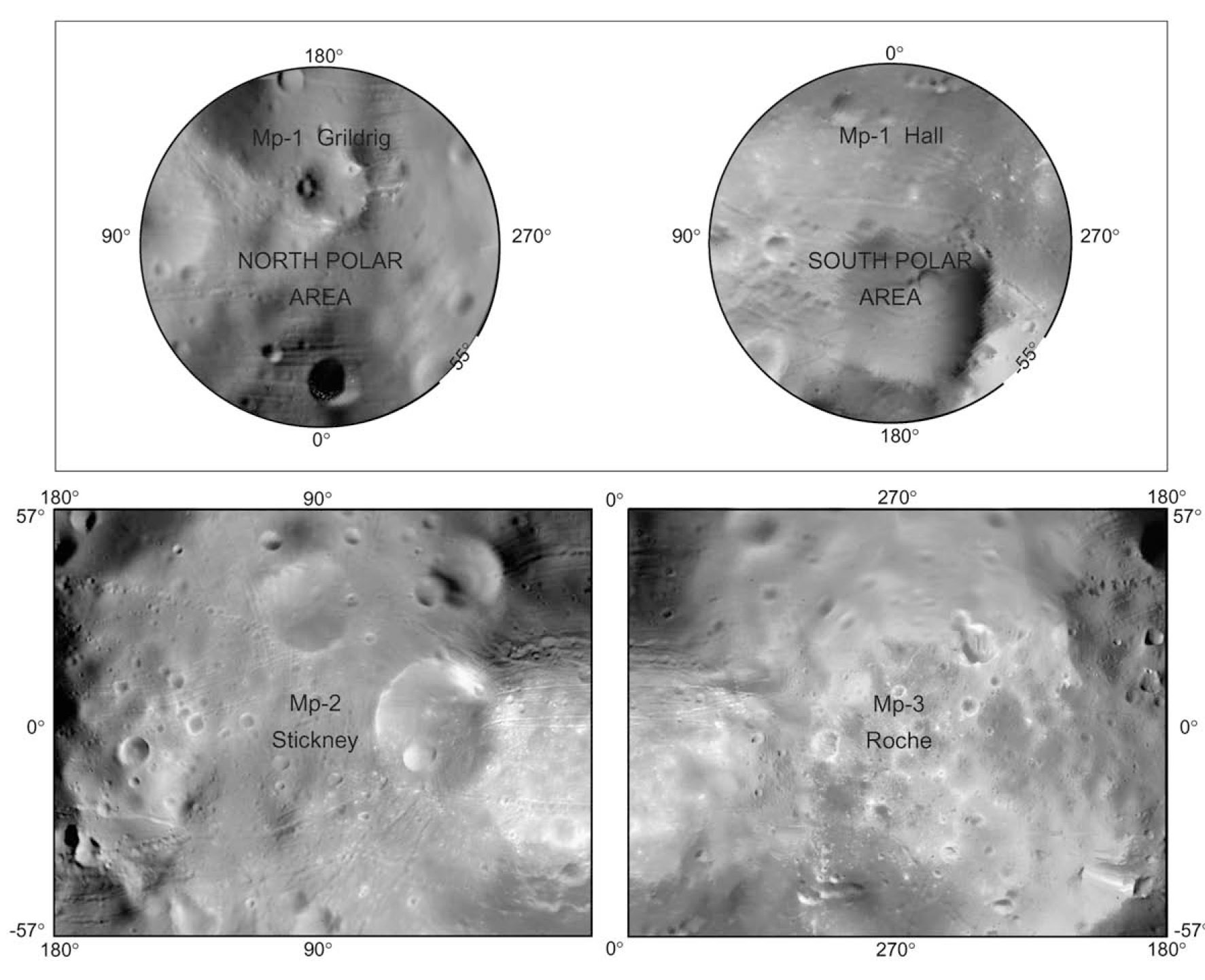 A new topographic image atlas of Phobos