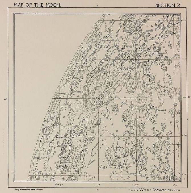 Goodacre’s Maps of the Moon (1910)