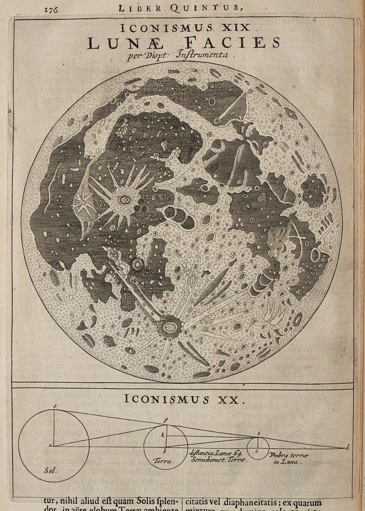 Divini’s drawing of the Moon (1665-72)