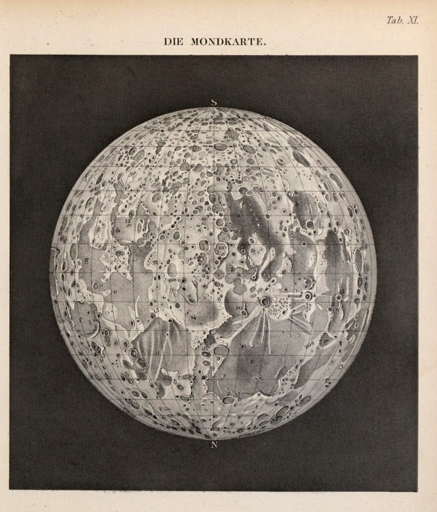 Map of the Moon (Müller 1856)
