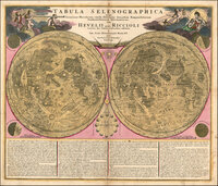 Tabula Selenographica in qua Lunarium Macularum exacta Descriptio secundum Nomenclaturam … Hevelii quam Riccioli
