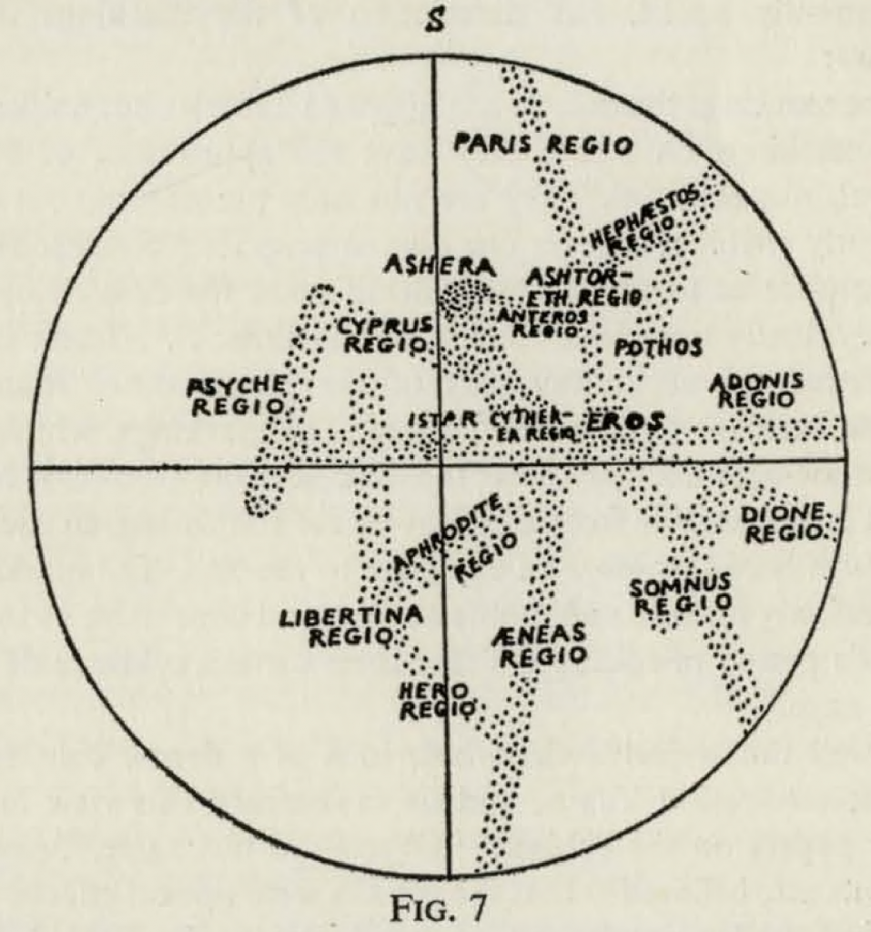Lowell’s Map of Venus (1897)