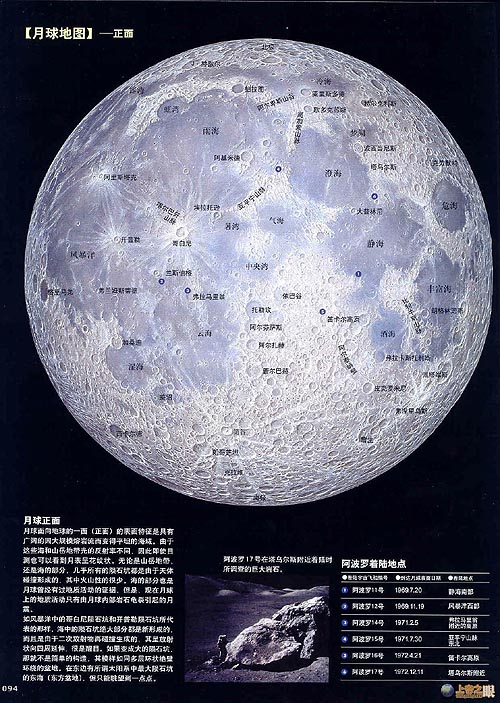 Chinese poster of the Moon