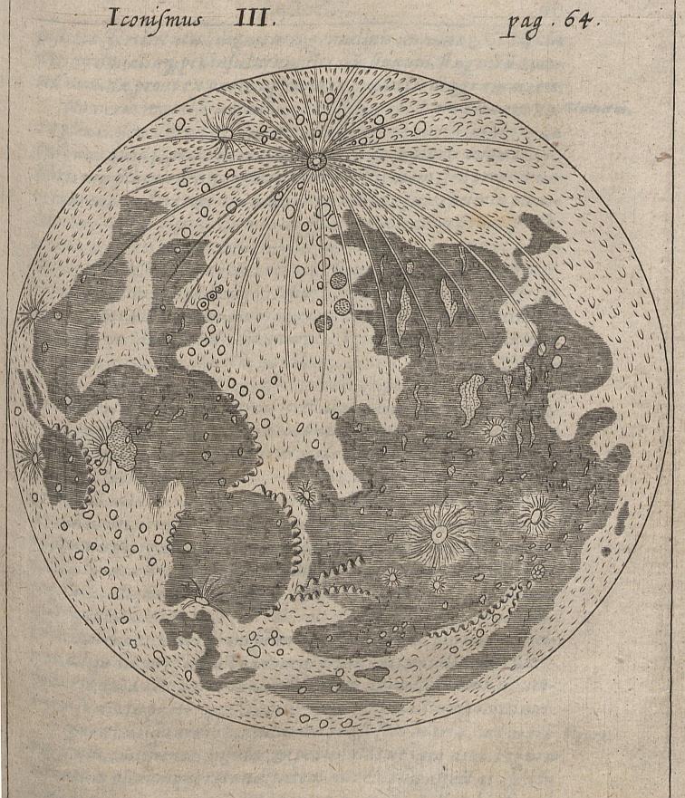 Kircheri’s Drawing of the Moon (1660)