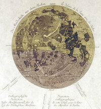 Représentation de l'éclipse partielle de la Lune qui arrivera la nuit du 8 au 9 d'août, 1748, dressée suivant les lois de la vraie projection et accompagnée d'un imprimé qui lui servira d'éclaircissement / par T. Maier.