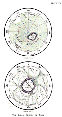 The polar regions of Mars