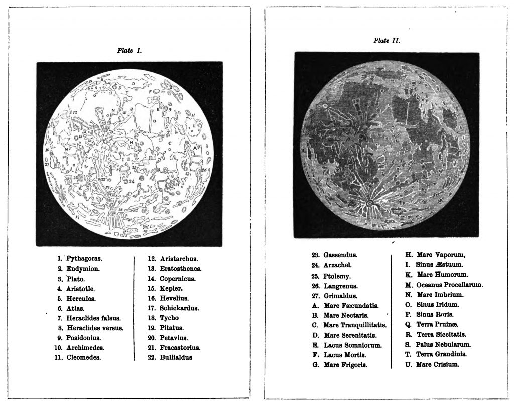 Penny Cylopaedia’s Map of the Moon (1863)