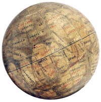 GLOBE DE MARS dressé PAR L NIESTEN d’après les observations faites À BRUXELLES & A MILAN