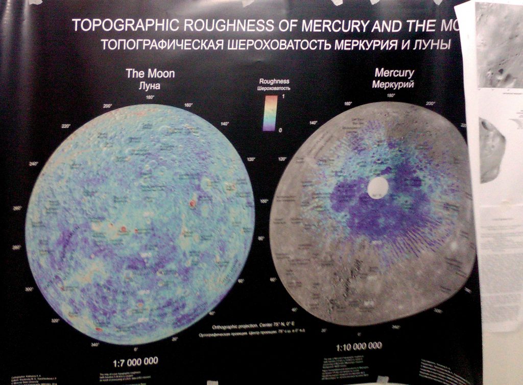 Topographic Roughness of Mercury and the Moon