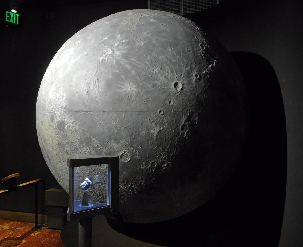 Globe of the Moon at Griffith Observatory