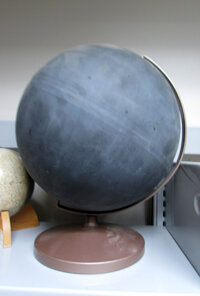Blank globe