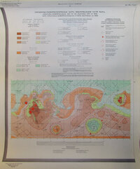 Structural-geomorphological map of the equatorial part of Mars