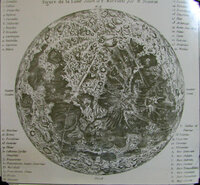 Figure de la Lune selon P. Riccioli par M. Jeaurat