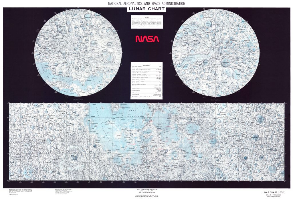 NASA Lunar Chart LPC-1