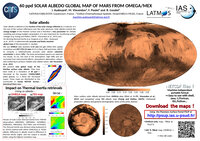 Solar albedo global map of Mars from OMEGA/MEX