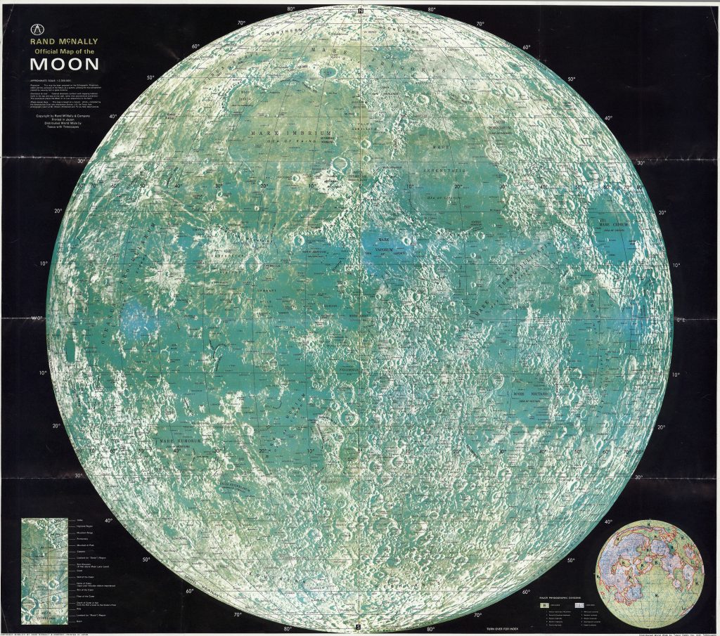 Rand McNally’s Official Maps of the Moon (1958-)