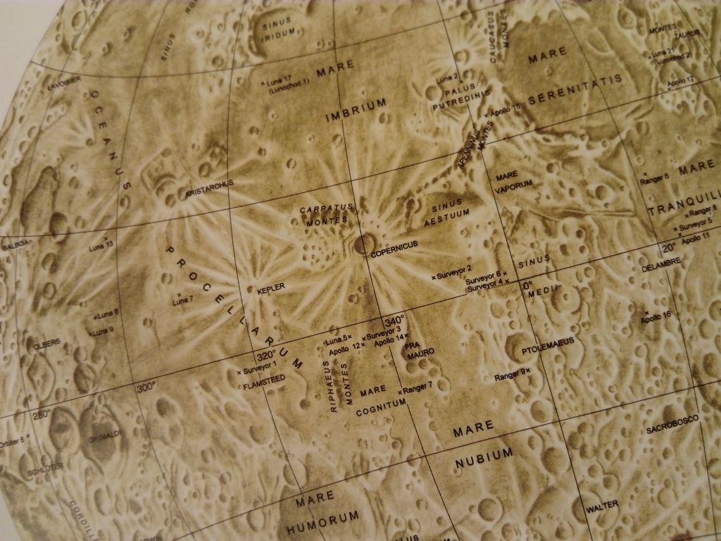 Dresden map of the Moon