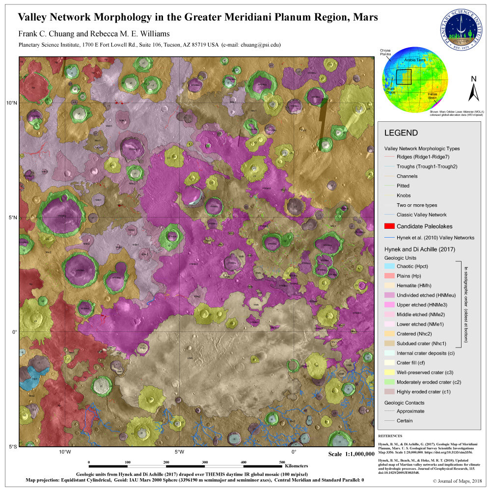 Valley Network Morphology in the Greater Meridiani Planum Region, Mars