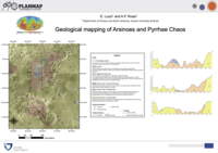 Geological Map of Arsinoes and Pyrrhae Chaos, Mars