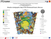 Morpho-stratigraphic Map of the Rembrandt basin, Mercury