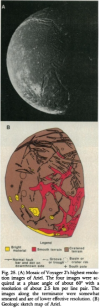 Geologic sketch map of Ariel