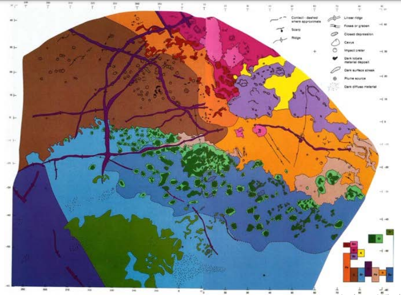 The geologic map of Triton