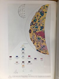 Geologic terrain map of Mercury