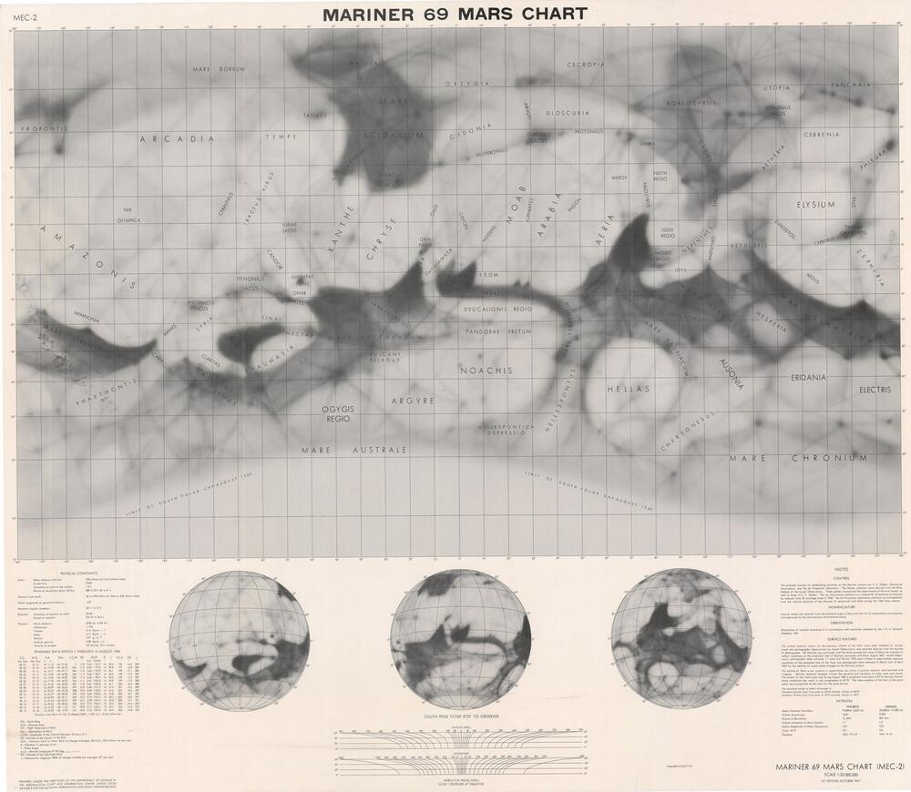 Mariner 69 Mars Chart