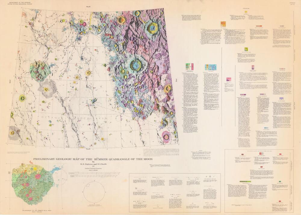 Preliminary Geologic Map of the Rümker Quadrangle of the Moon (Preliminary Geologic Map of the Rumker Quadrangle of the Moon)