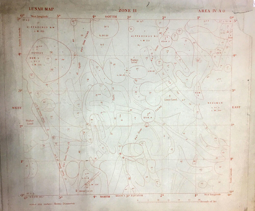 Lunar Map Zone II, Zone IV
