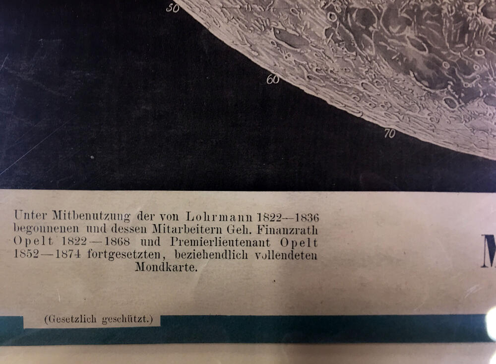 Mondkarte mittle Libration