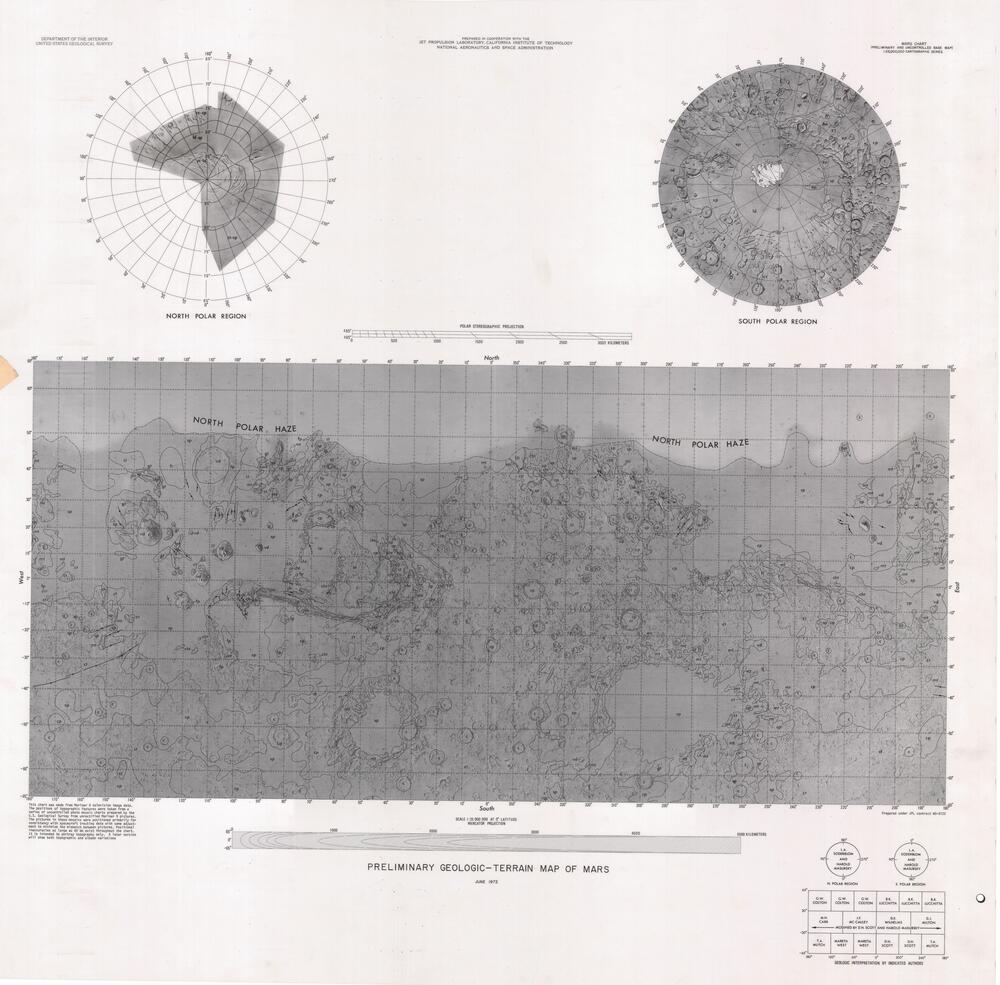 Preliminary Geologic - Terrain Map of Mars