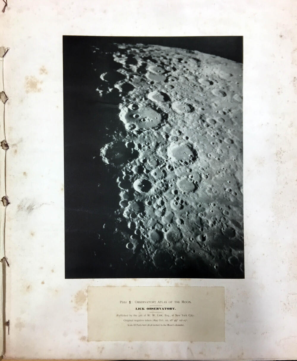 Lick Observatory Atlas of the Moon