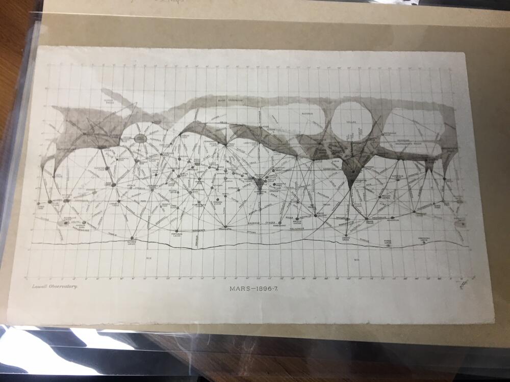 Mars 1896-7 Lowell Observatory