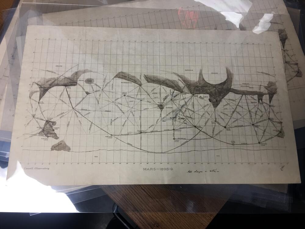 Mars 1898-9, Lowell Observatory