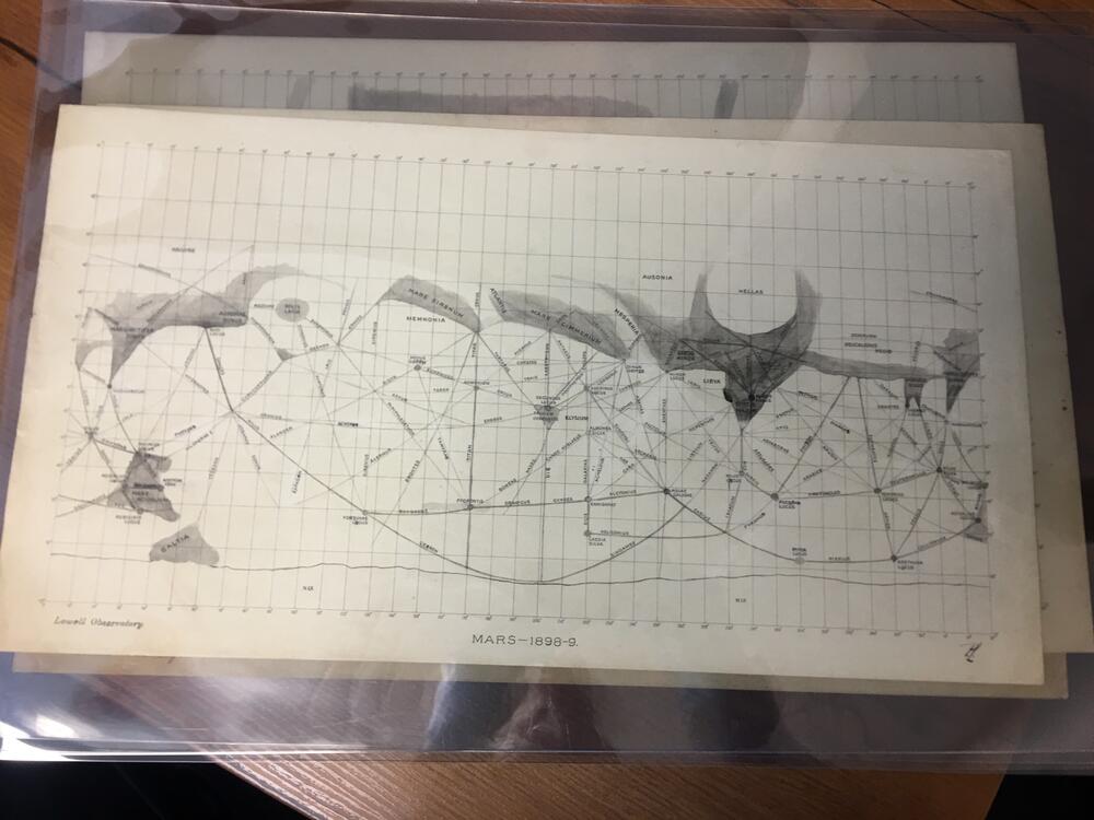 Mars 1898-9, Lowell Observatory