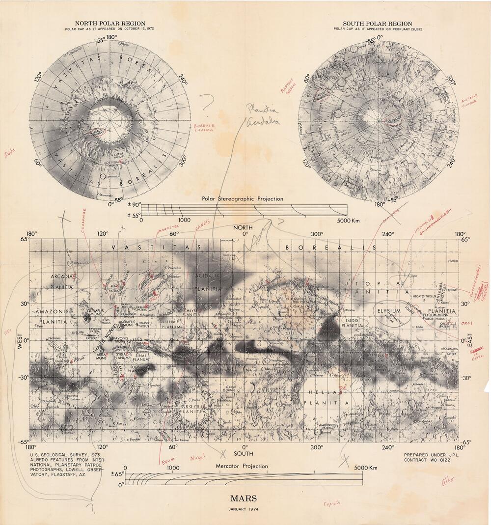 Mars (with labels)