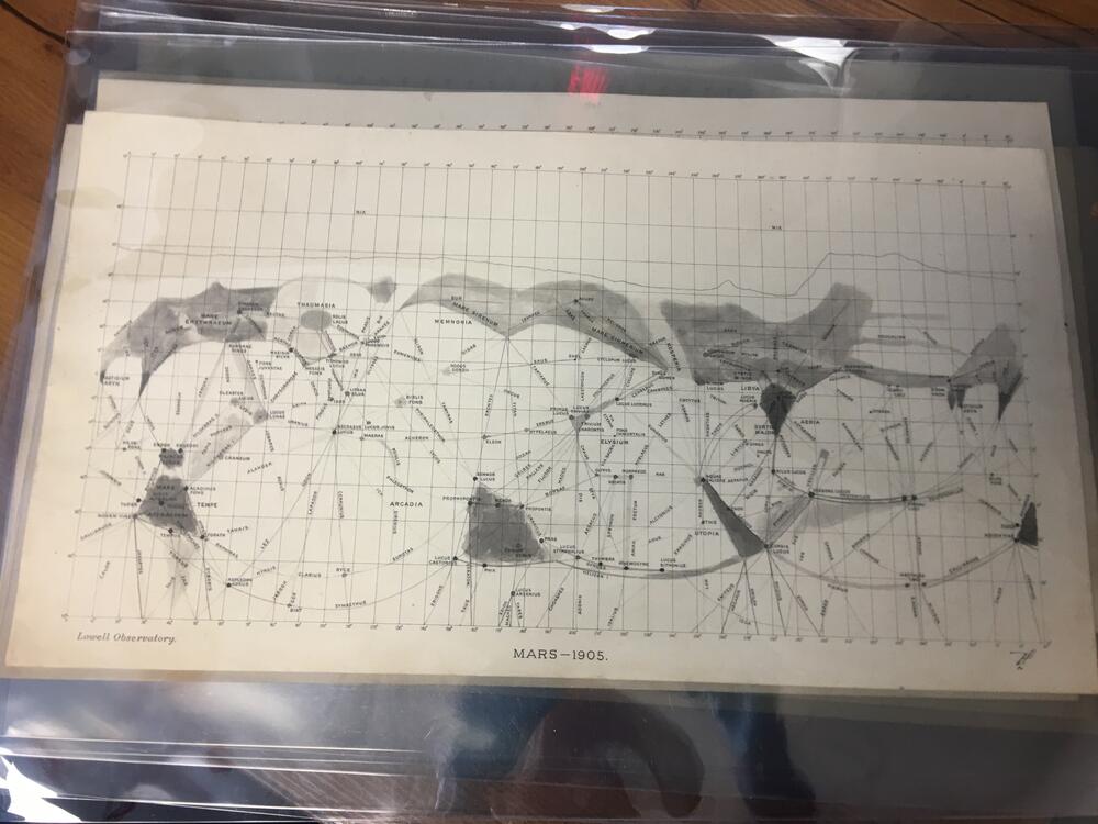 Mars 1905 Lowell Observatory