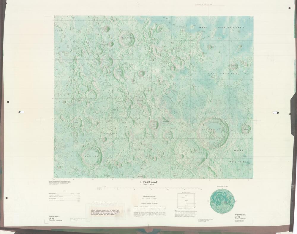 Lunar Map - Theophilus