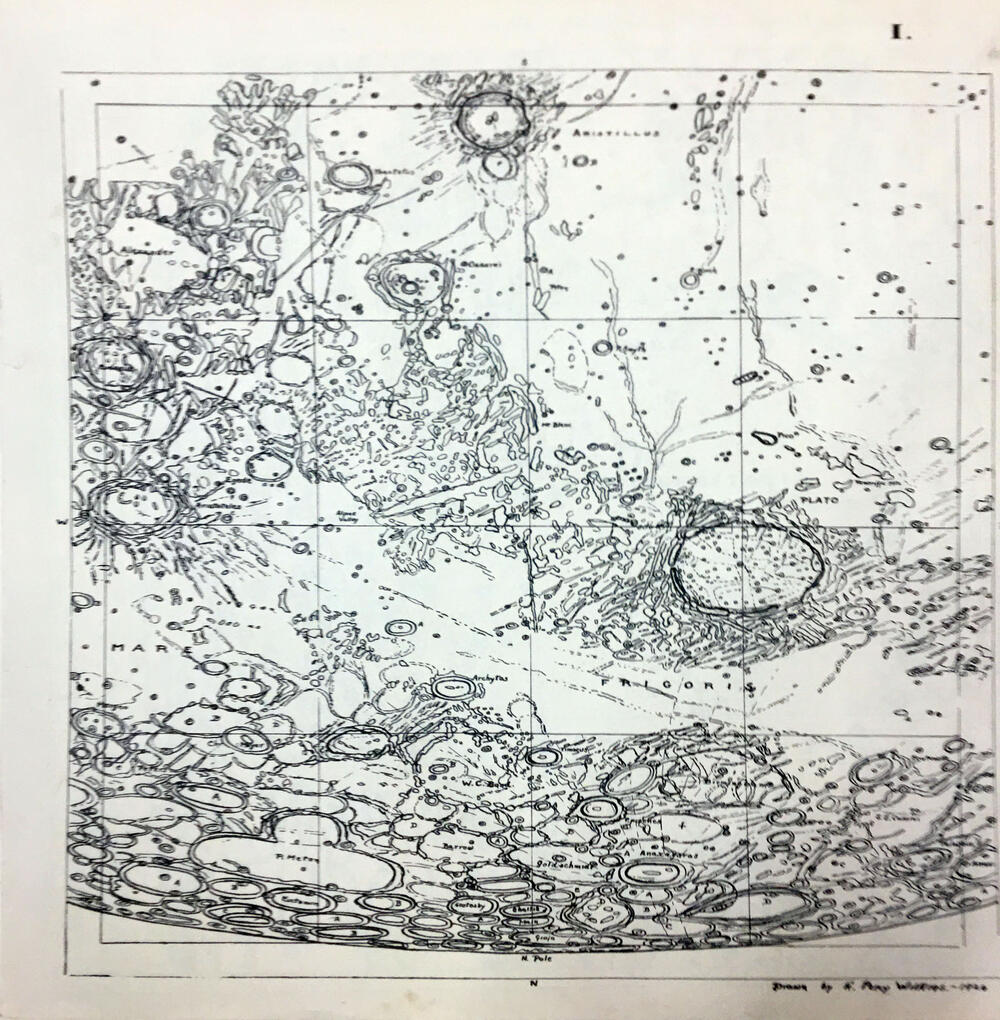 300 inch map of the Moon