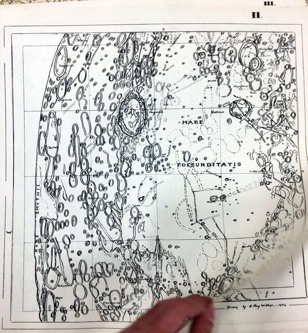 300 inch map of the Moon