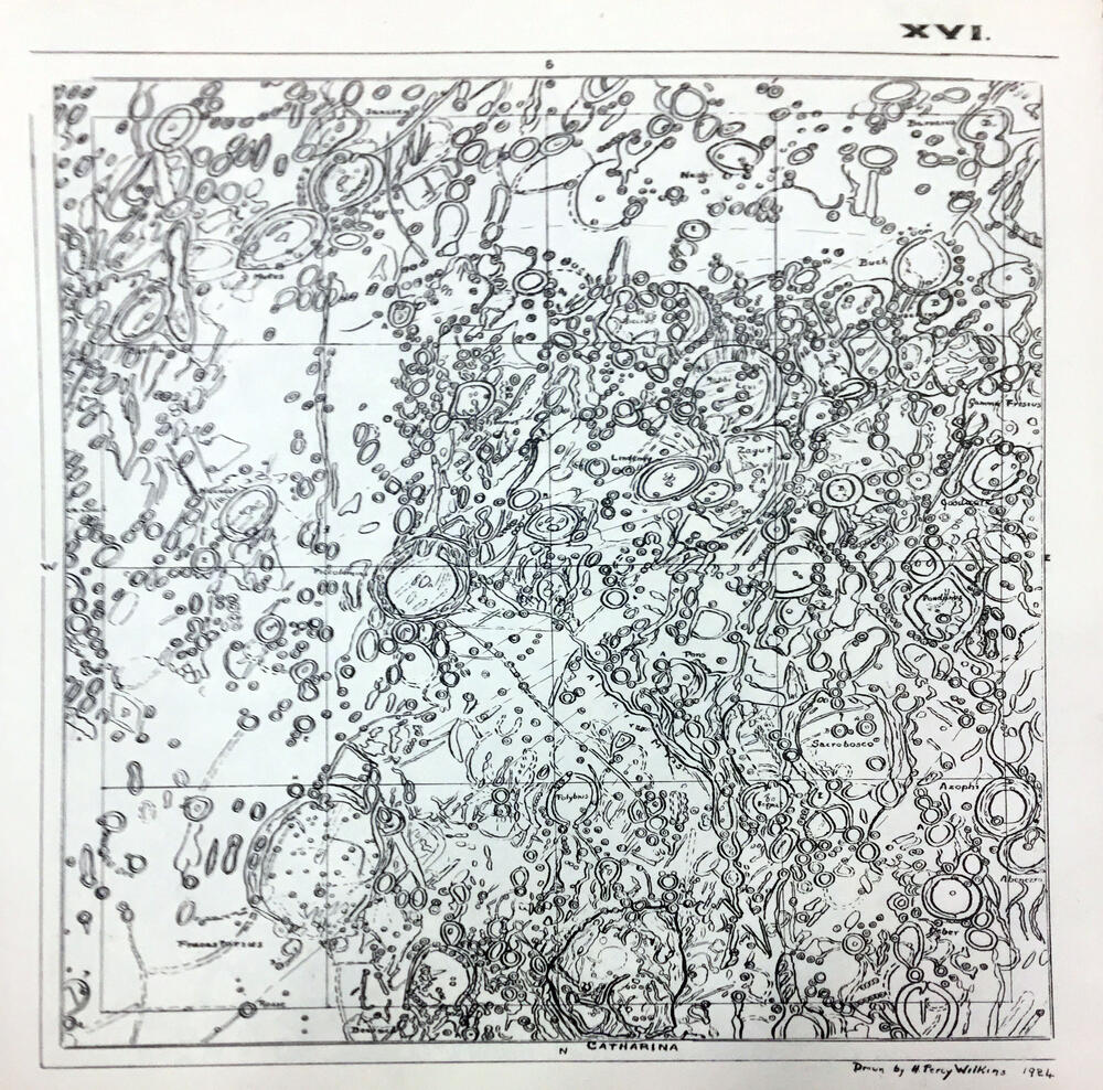 300 inch map of the Moon