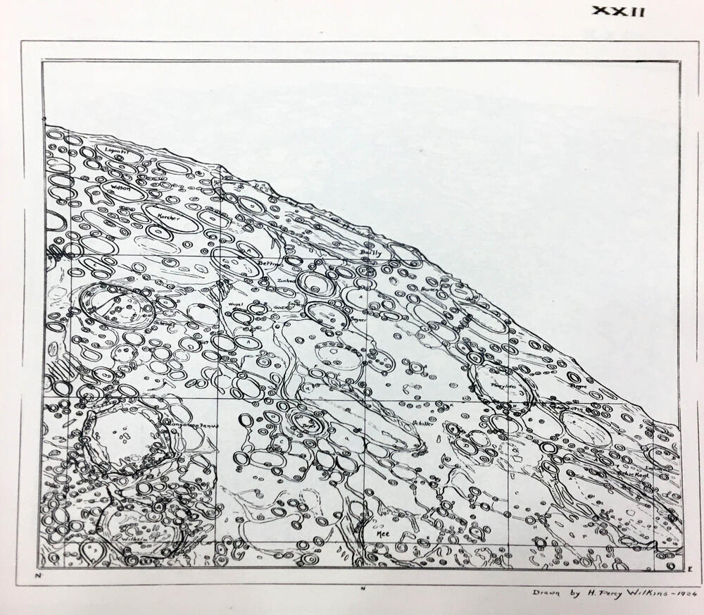 300 inch map of the Moon