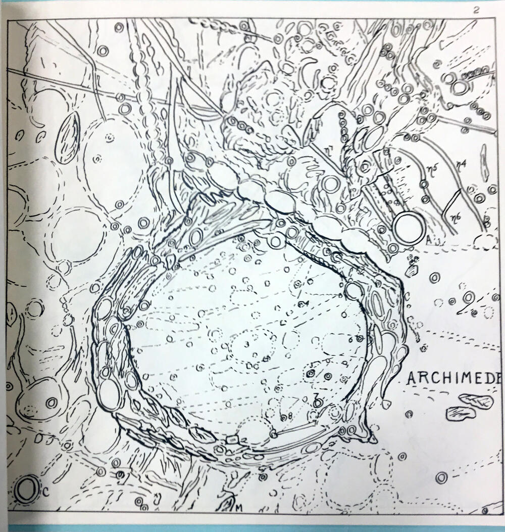 300 inch map of the Moon